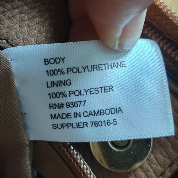 Liz Claiborne Brown Crossbody Handbag - Picture 5 of 5